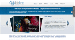 Desktop Screenshot of lifelineinfotech.com